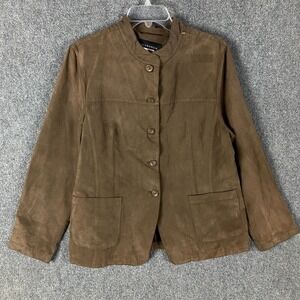 Elegancia‎ Coat Women's XL Suede 100% Polyester Adults Extra Large